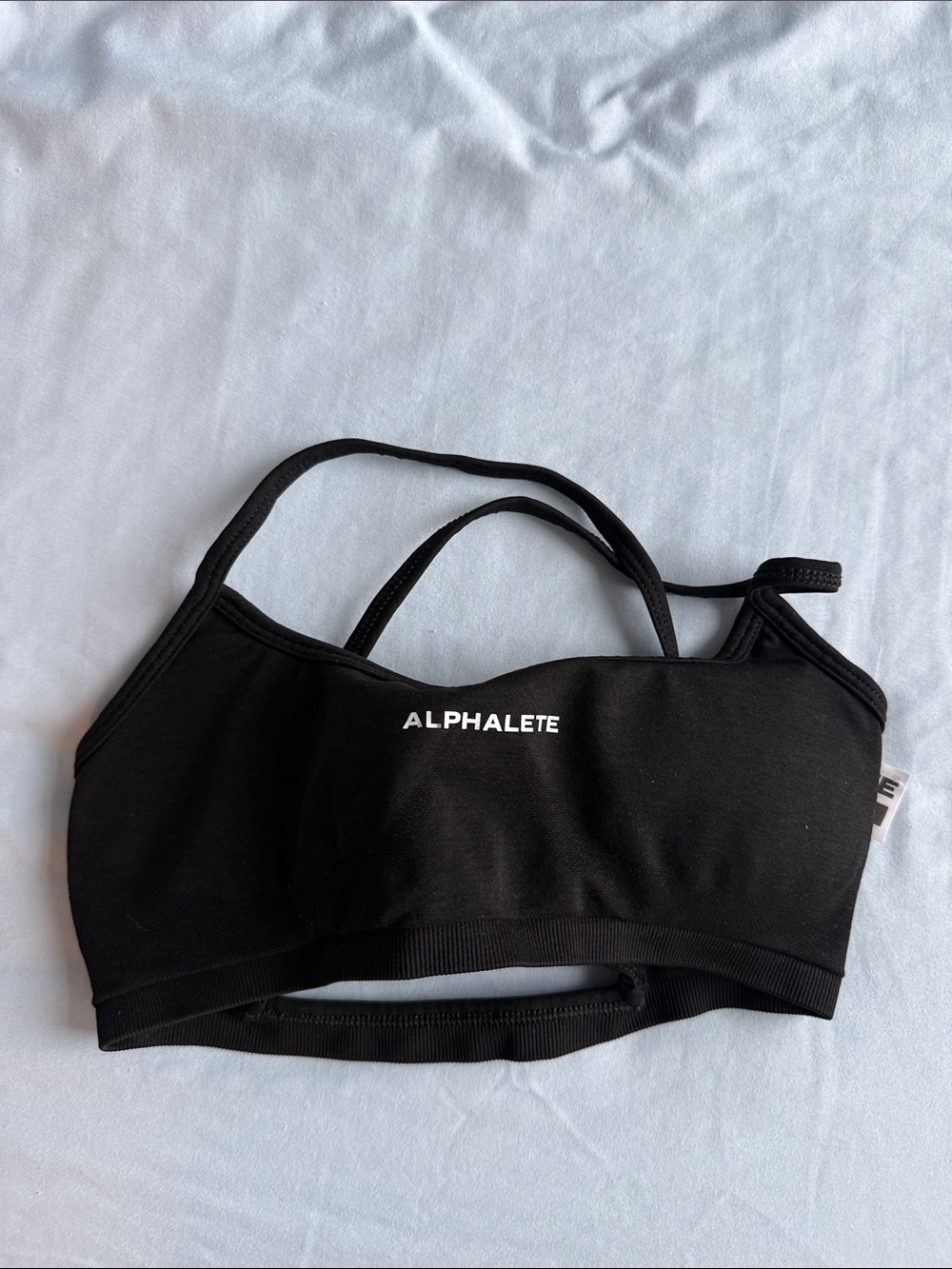 Alphalete Black Double-Strap Sports Bra